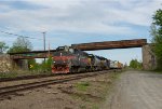 L071 with MEC 514 Leading Departs Northern Maine Junction